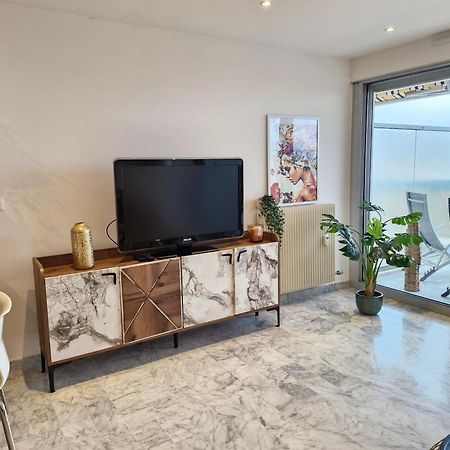 Sunny And Cosy Sea View Studio Антиб Экстерьер фото